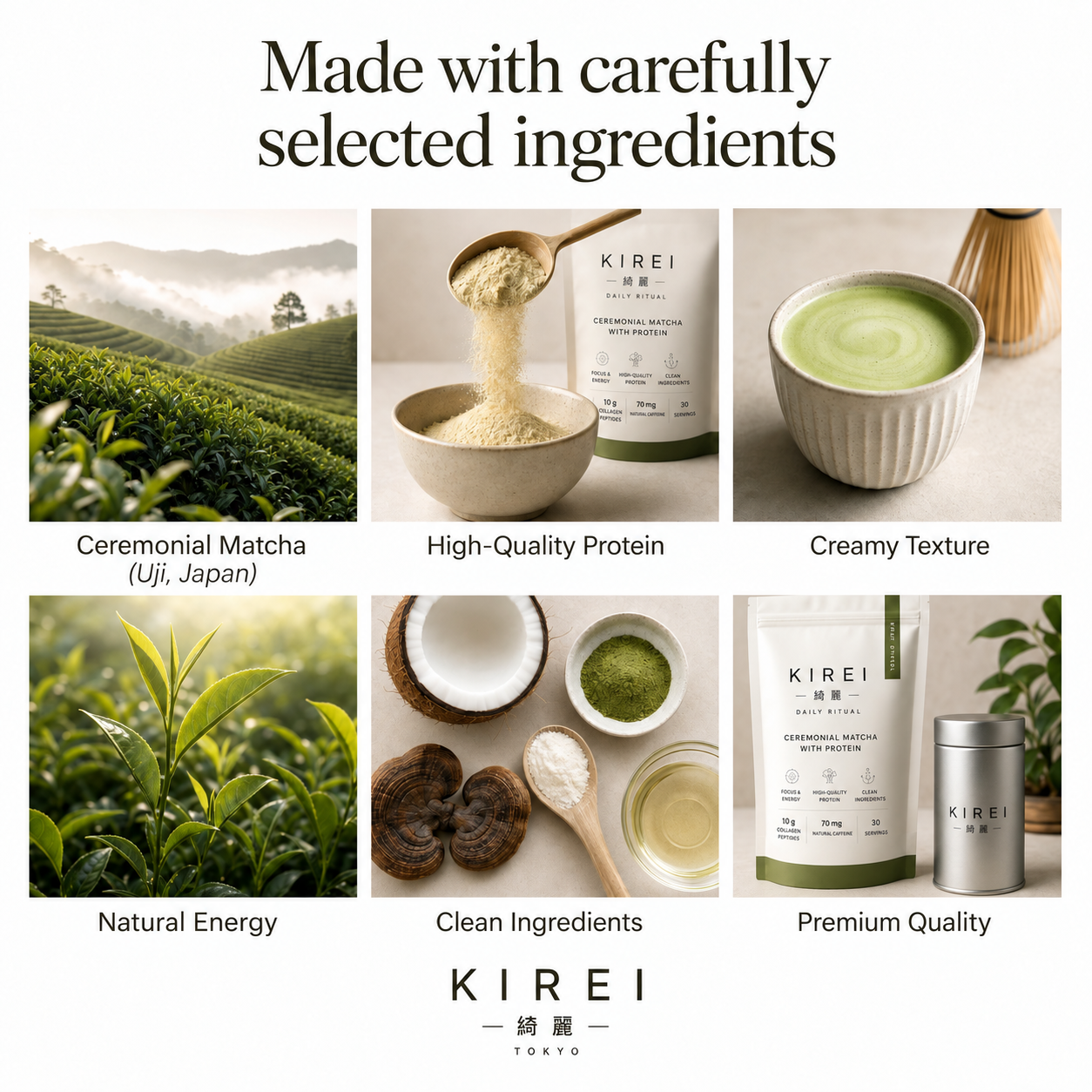 Made with carefully selected ingredients