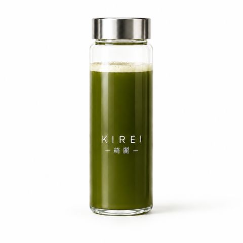KIREI glass bottle for iced matcha